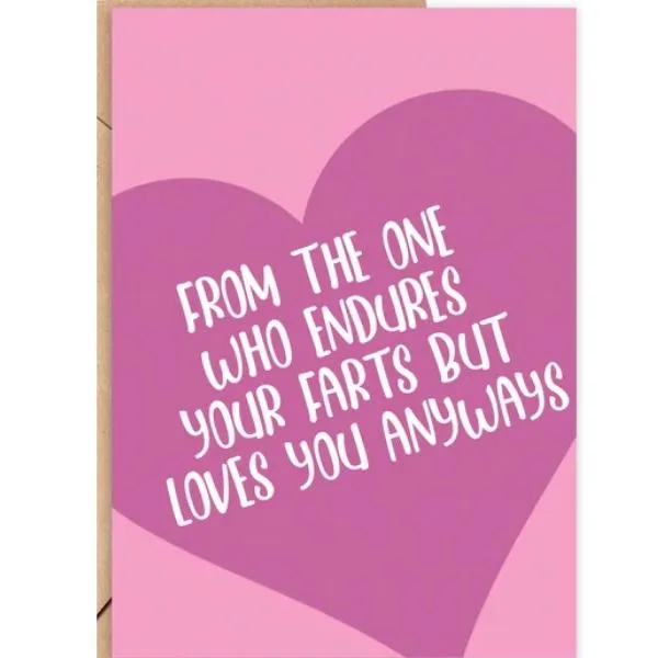 Endures Your Farts Card