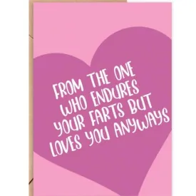 Endures Your Farts Card