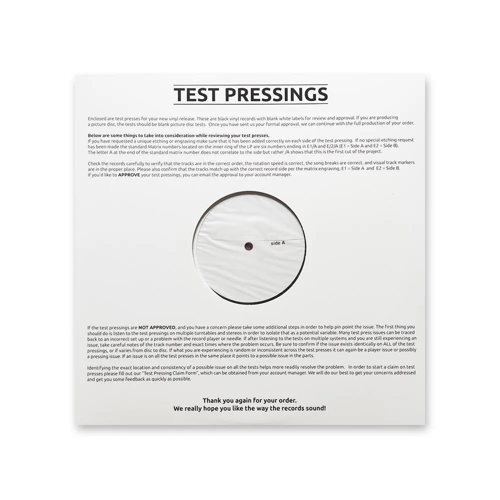 Era - The Mass - Test Pressing