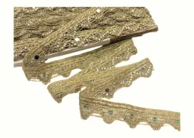 Fancy Mirrored Ribbon Trim - Dipped Edge