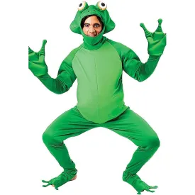 Frog Prince Jumpsuit Adult Animal Stage Party Halloween Costumes