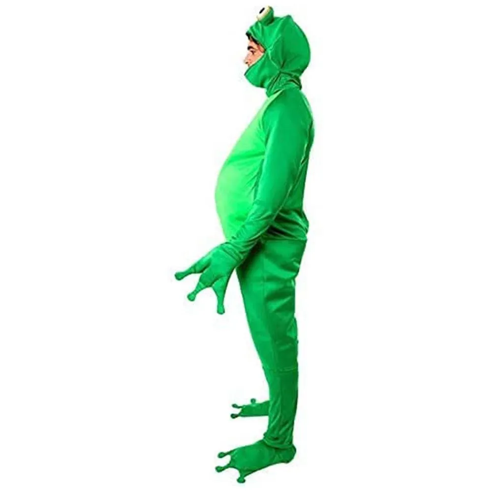 Frog Prince Jumpsuit Adult Animal Stage Party Halloween Costumes
