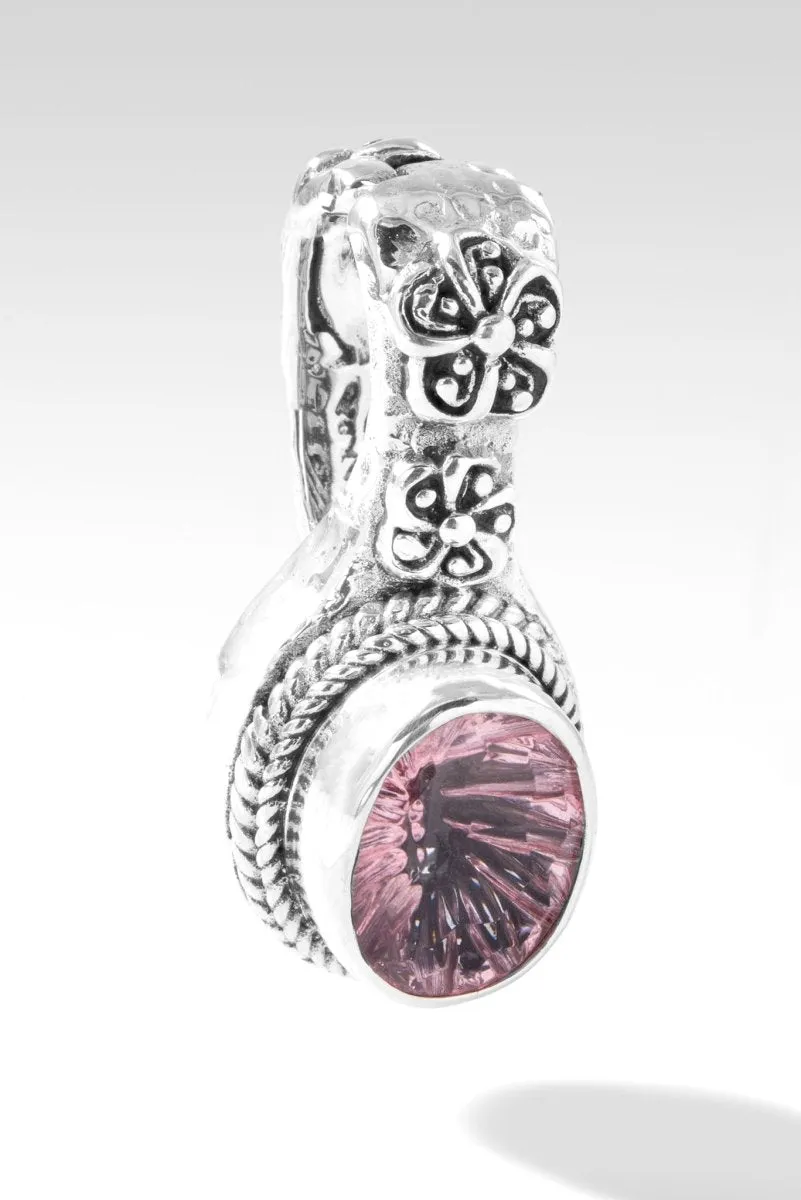 Garden Grace Pendant™ in Pink Cashmere™ Mystic Quartz