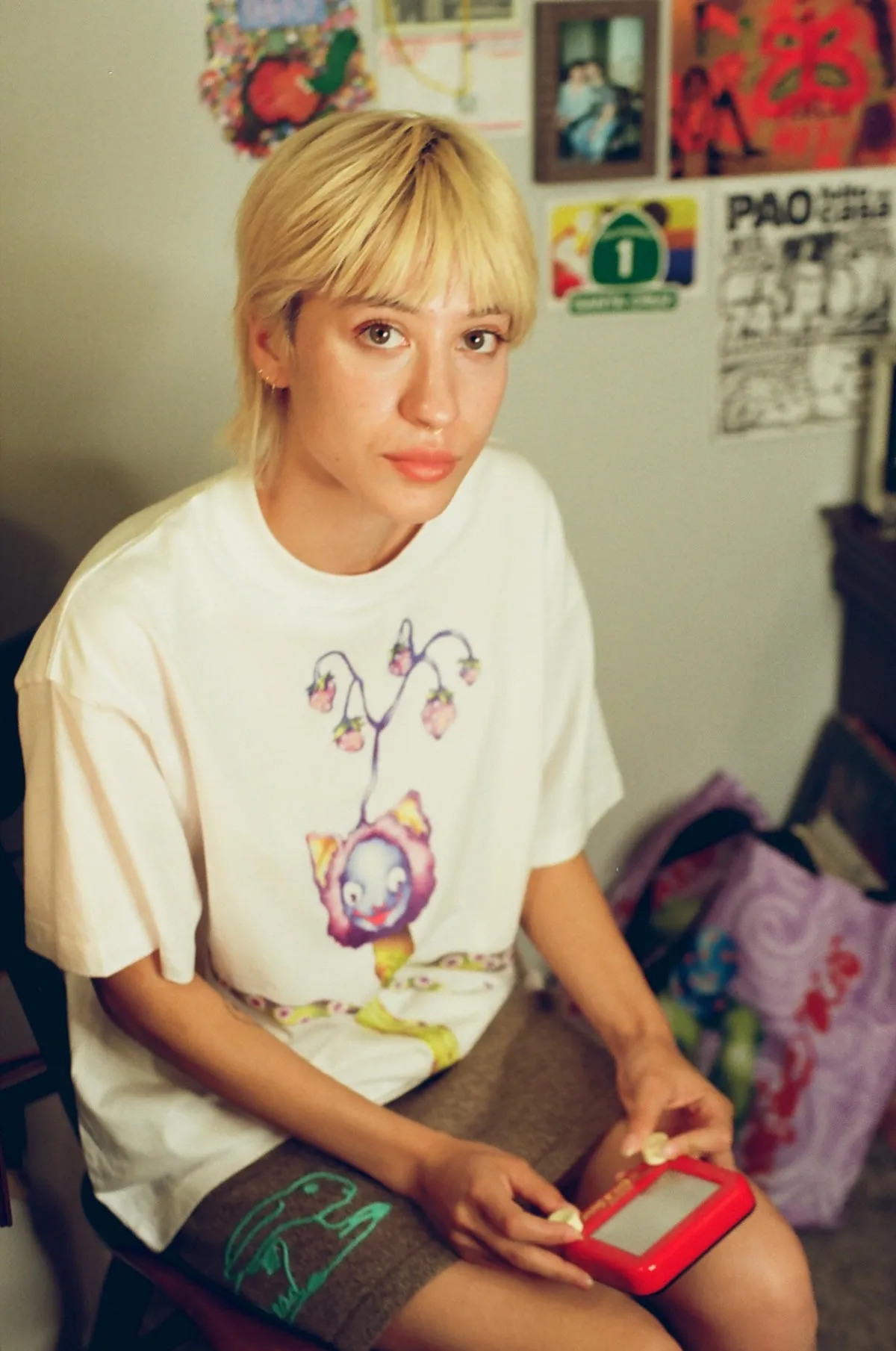 Gaspar Twig T-shirt - White