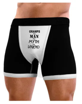 Gramps The Man The Myth The Legend Mens Boxer Brief Underwear by TooLoud