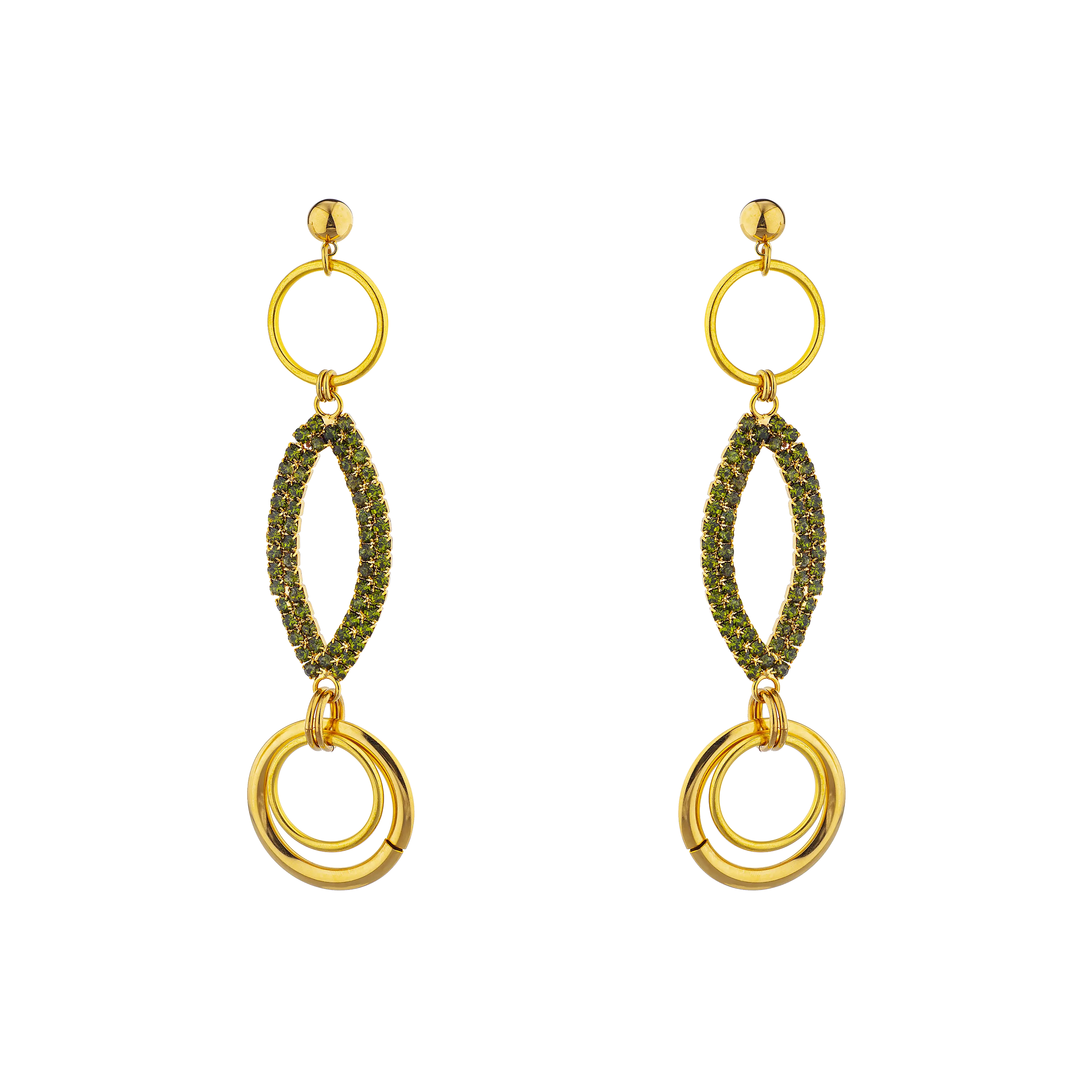 GREEN EYED MONSTER EARRINGS