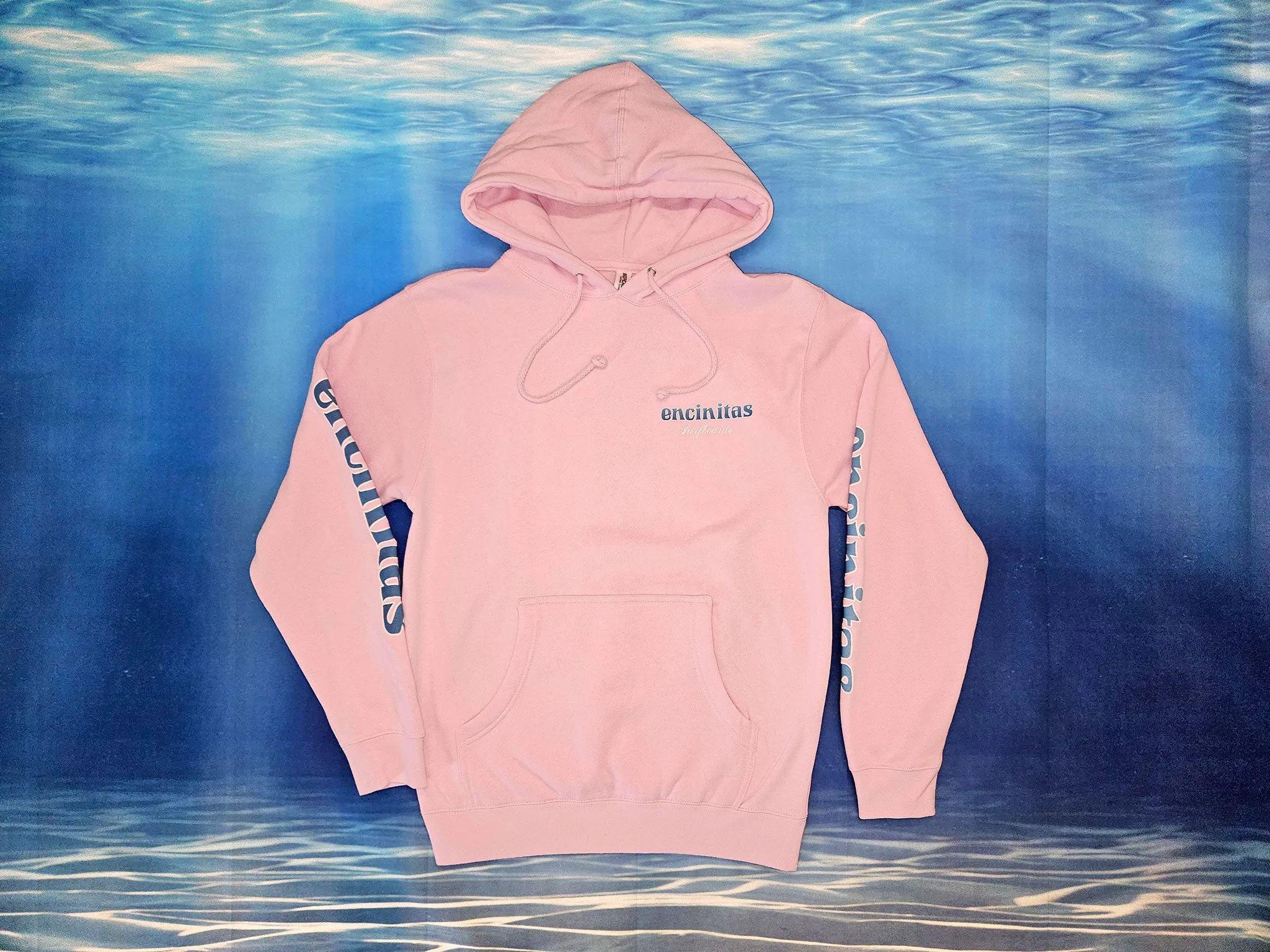 Heavyweight Blue Fade Icon Hooded Pullover