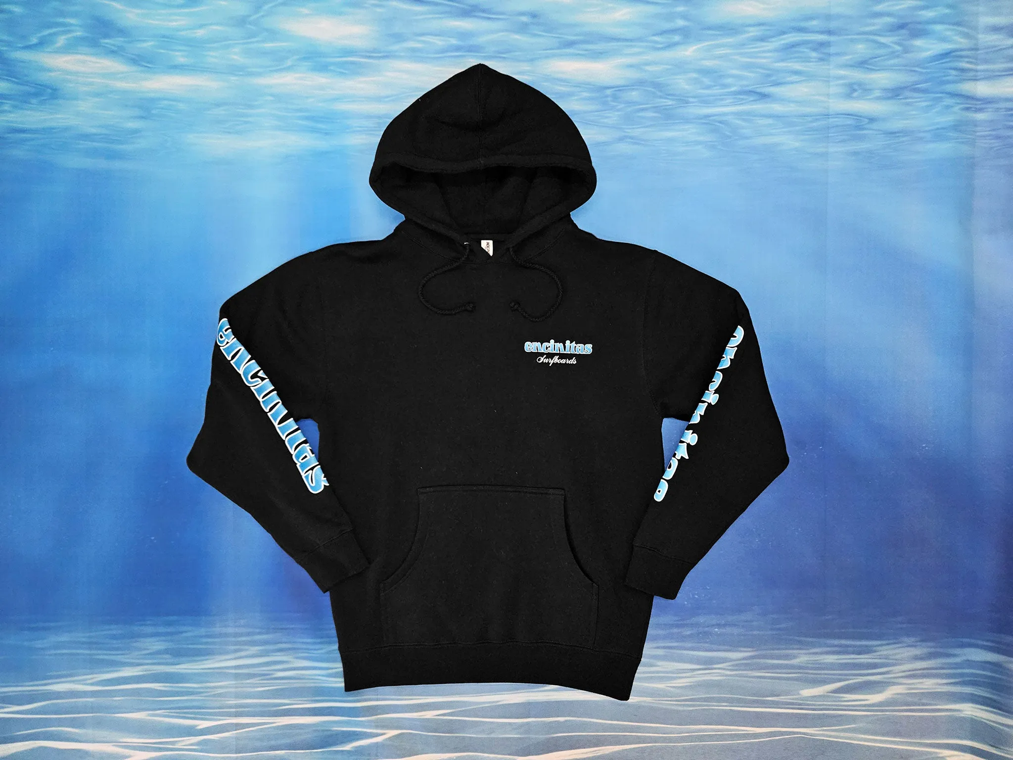 Heavyweight Blue Fade Icon Hooded Pullover