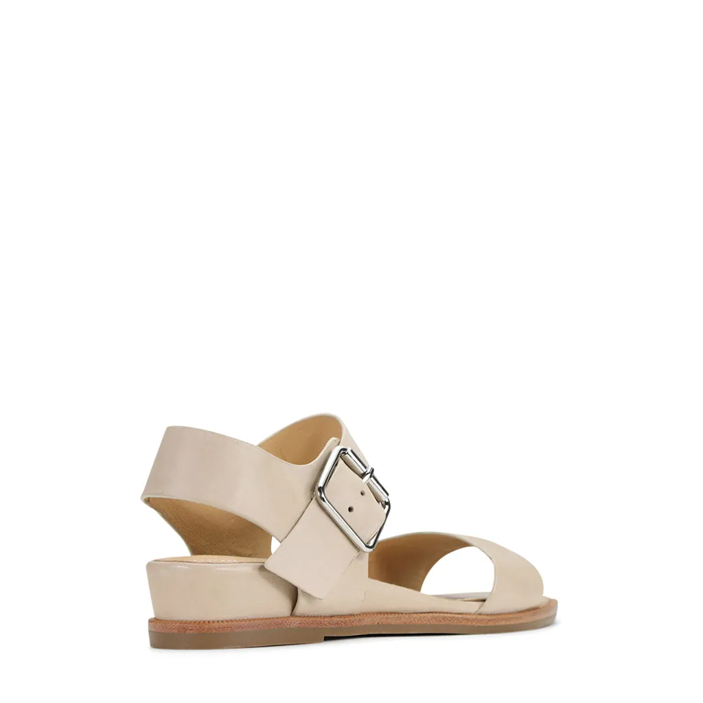 Hight Leather Ankle Strap Sandals Off