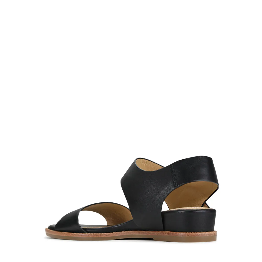 Hight Leather Ankle Strap Sandals Off