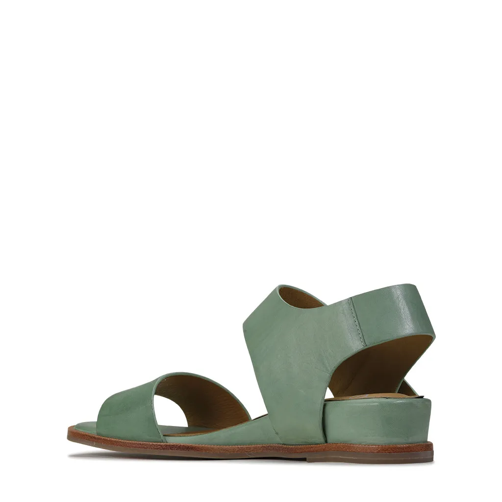Hight Leather Ankle Strap Sandals Off