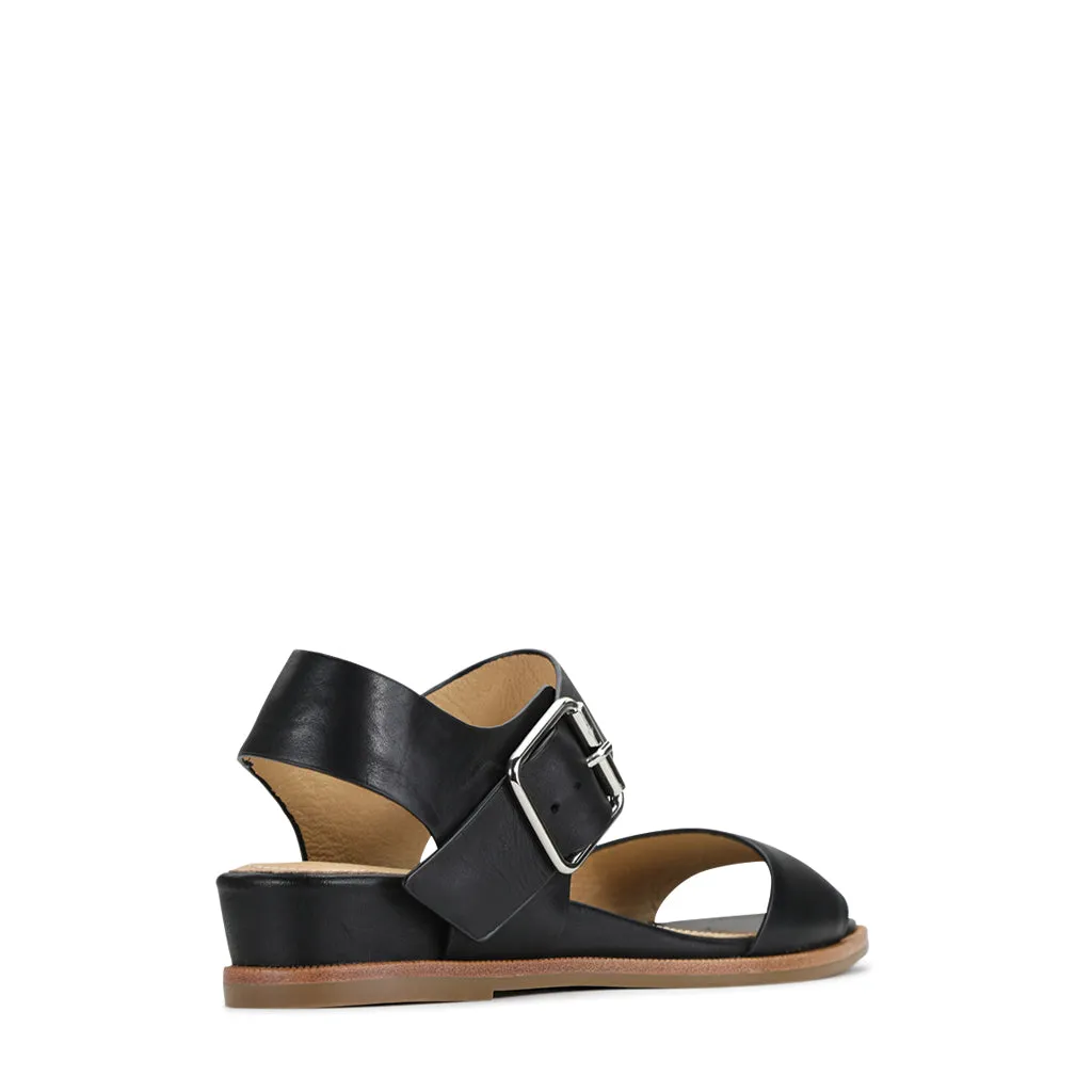 Hight Leather Ankle Strap Sandals Off