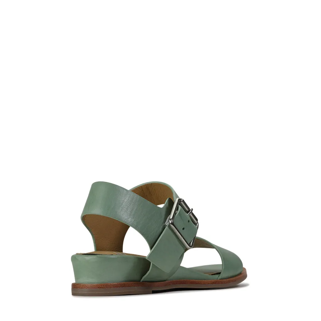 Hight Leather Ankle Strap Sandals Off