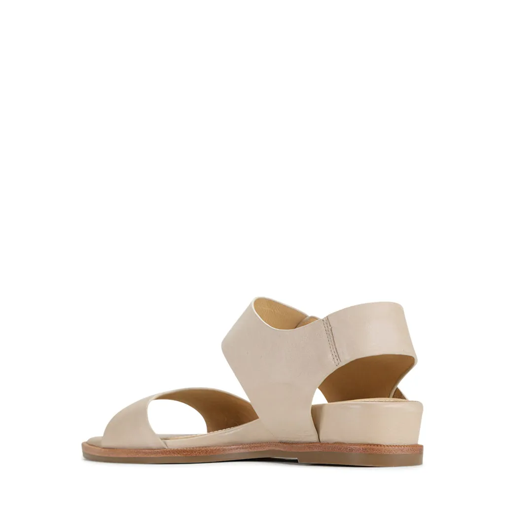 Hight Leather Ankle Strap Sandals Off