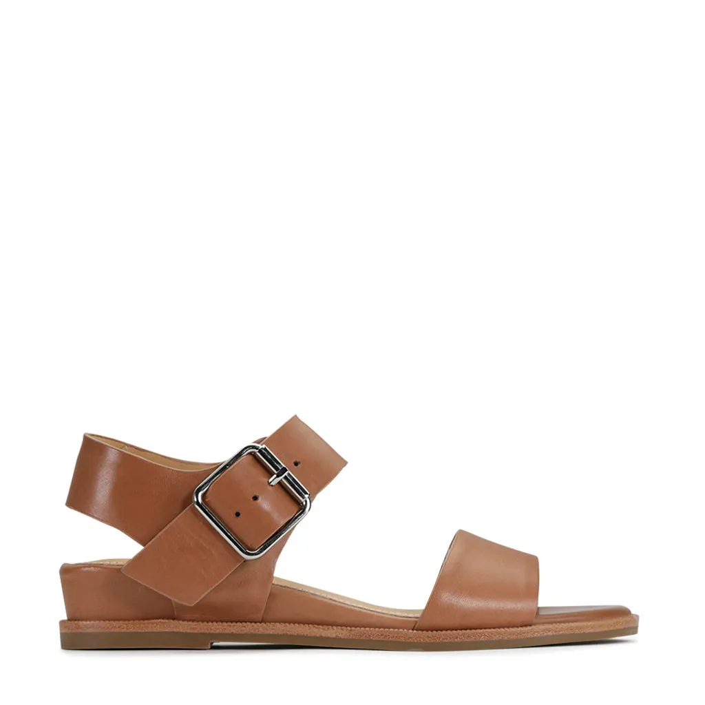 Hight Leather Ankle Strap Sandals Off