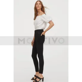 HM Black Curvy High Waist Jeggings