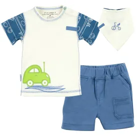 It's My Planet 2 | T-Shirt & Short Set w/ Drool Bib