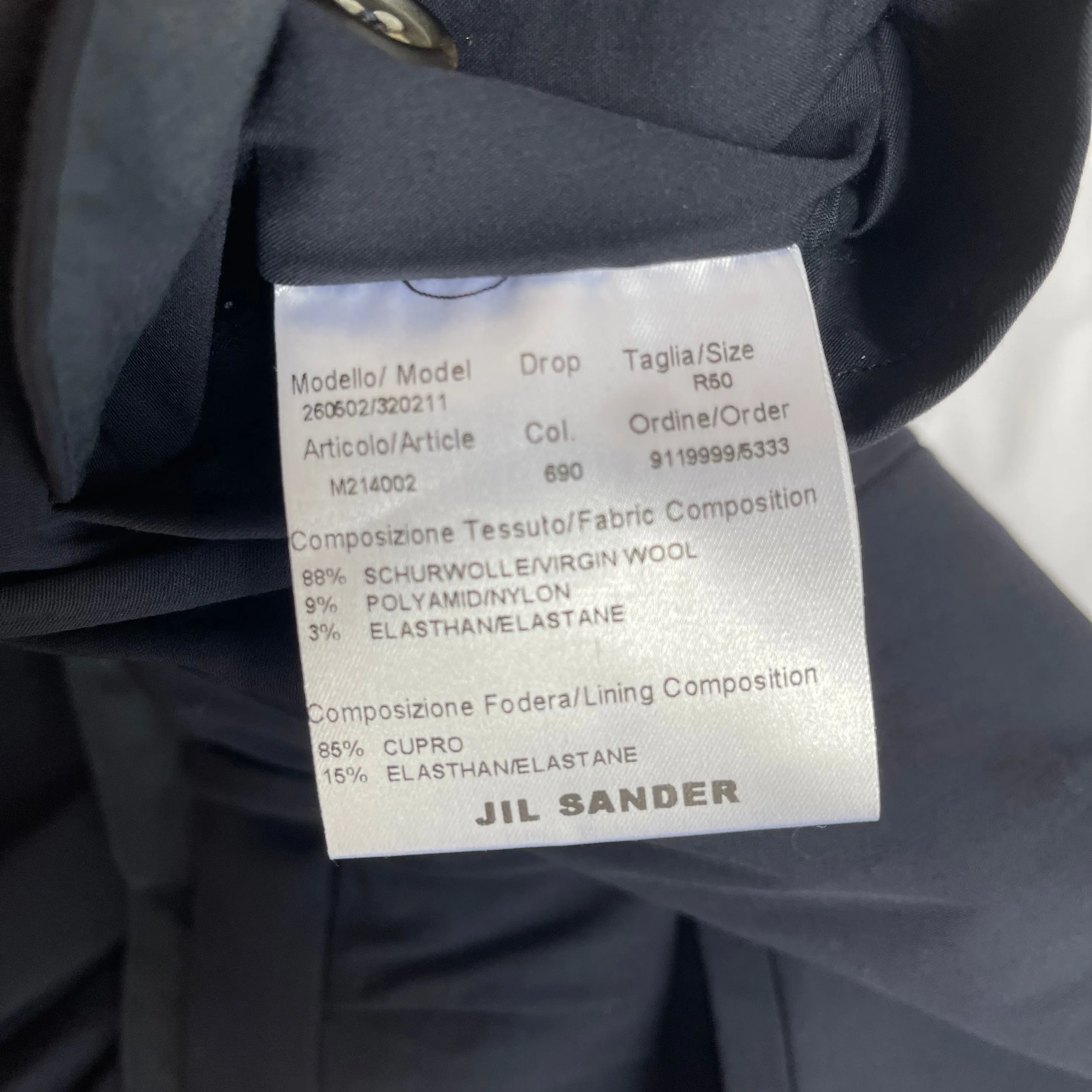 JIL SANDER  ジルサンダー CLASSIC SLACKS