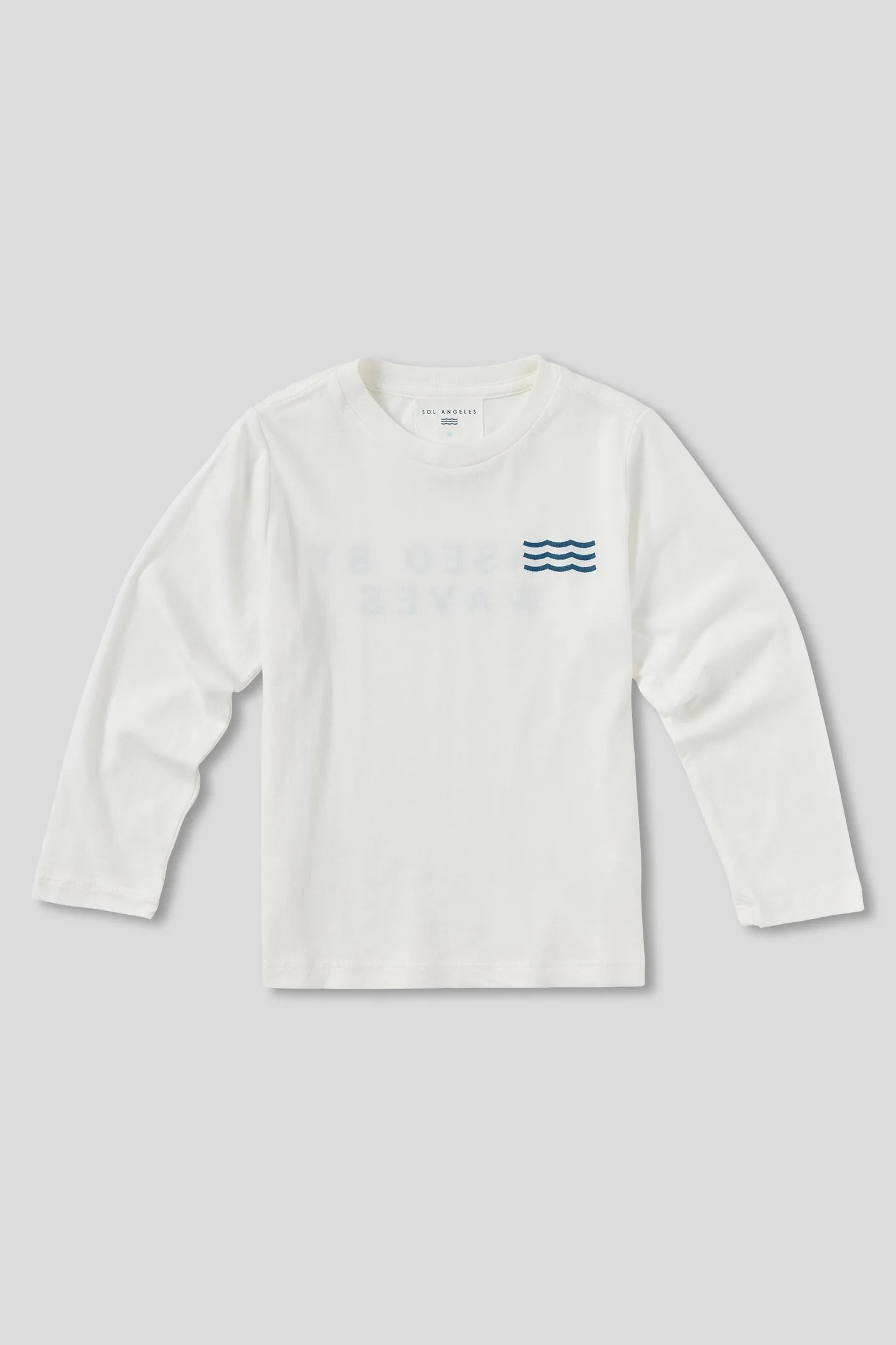 Kids Raised By Waves Long Sleeve Tee
