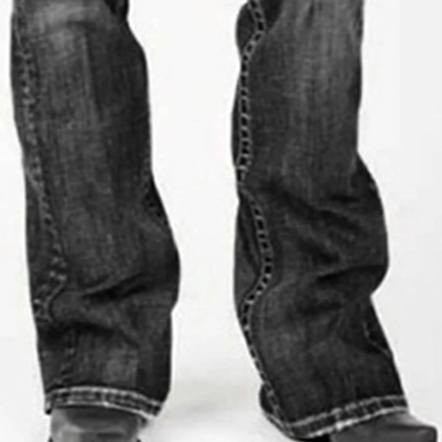 Ladies Distressed Washed Denim Trousers Stretchy Boot Cut Jeans Pocket Jeans Stretch Vintage Cotton Loose Trousers
