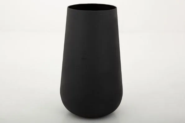 Large Tall Black Iron Planter