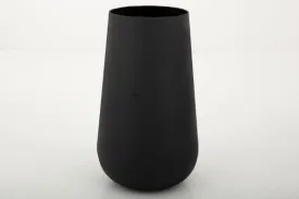 Large Tall Black Iron Planter