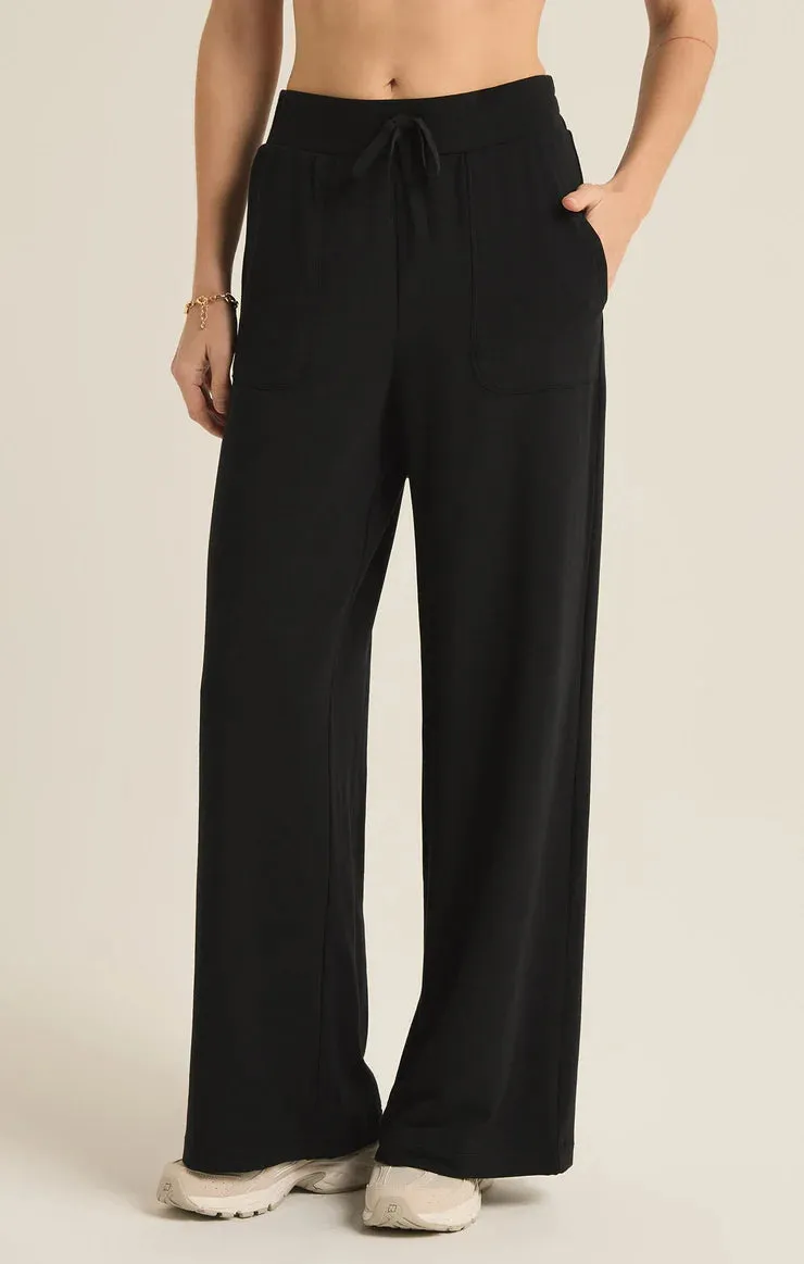 Layover Modal Fleece Pant (Black)
