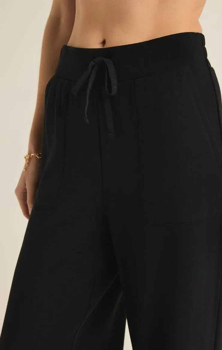 Layover Modal Fleece Pant (Black)