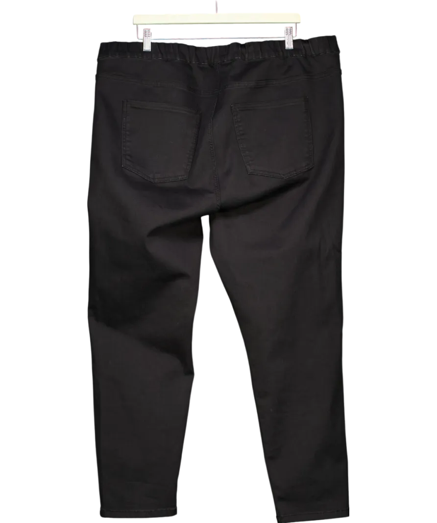 live unlimited Black Curve Pull On Denim Jegging UK 24