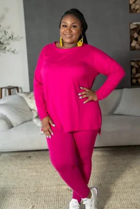 Loungewear Magenta Relax Set