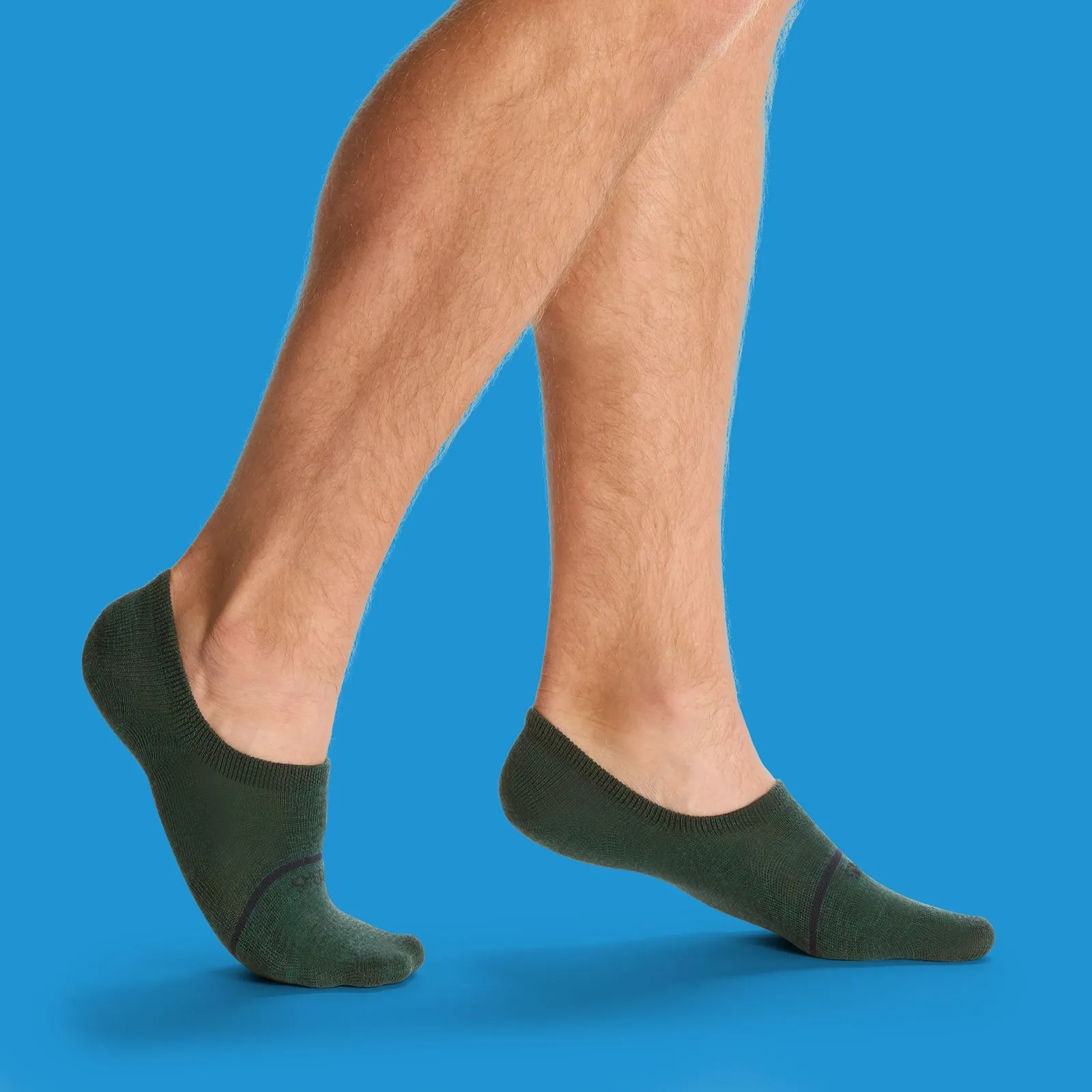 Men's Lightweight Merino Wool No Show Socks
