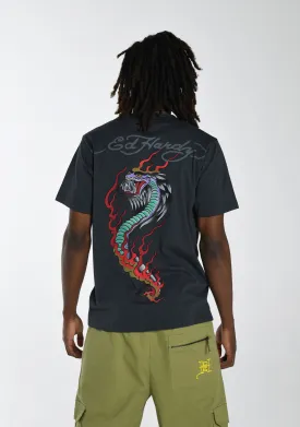 Mens Venom-Crawl-Back T-Shirt - Black