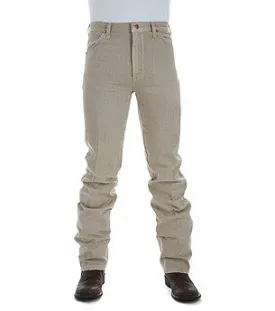 Wrangler Mens 936TAN Cowboy Cut Slim Fit Jeans