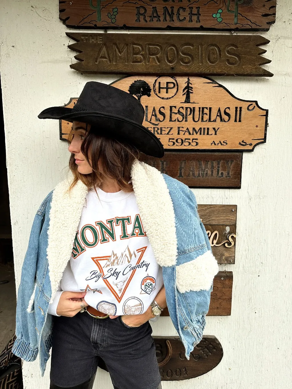 Montana Beige Crewneck Sweater