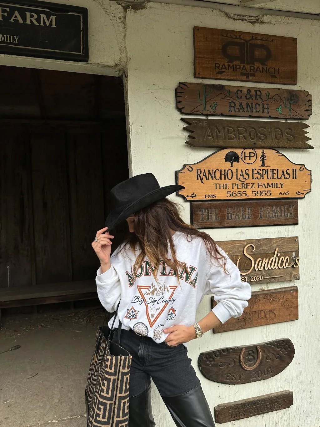 Montana Beige Crewneck Sweater