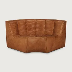 N701 Sofa Round Corner - Old Saddle