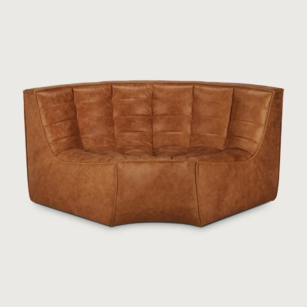 N701 Sofa Round Corner - Old Saddle