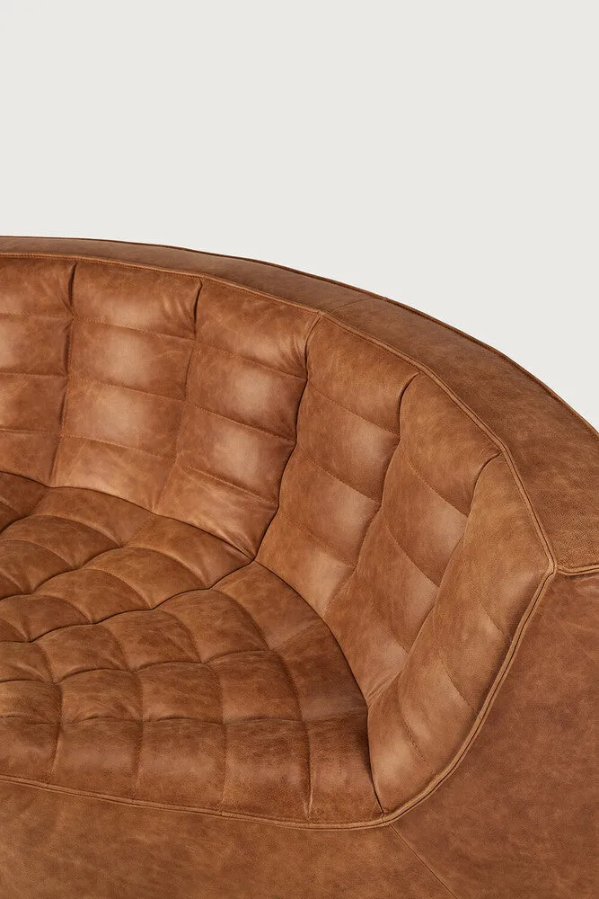 N701 Sofa Round Corner - Old Saddle