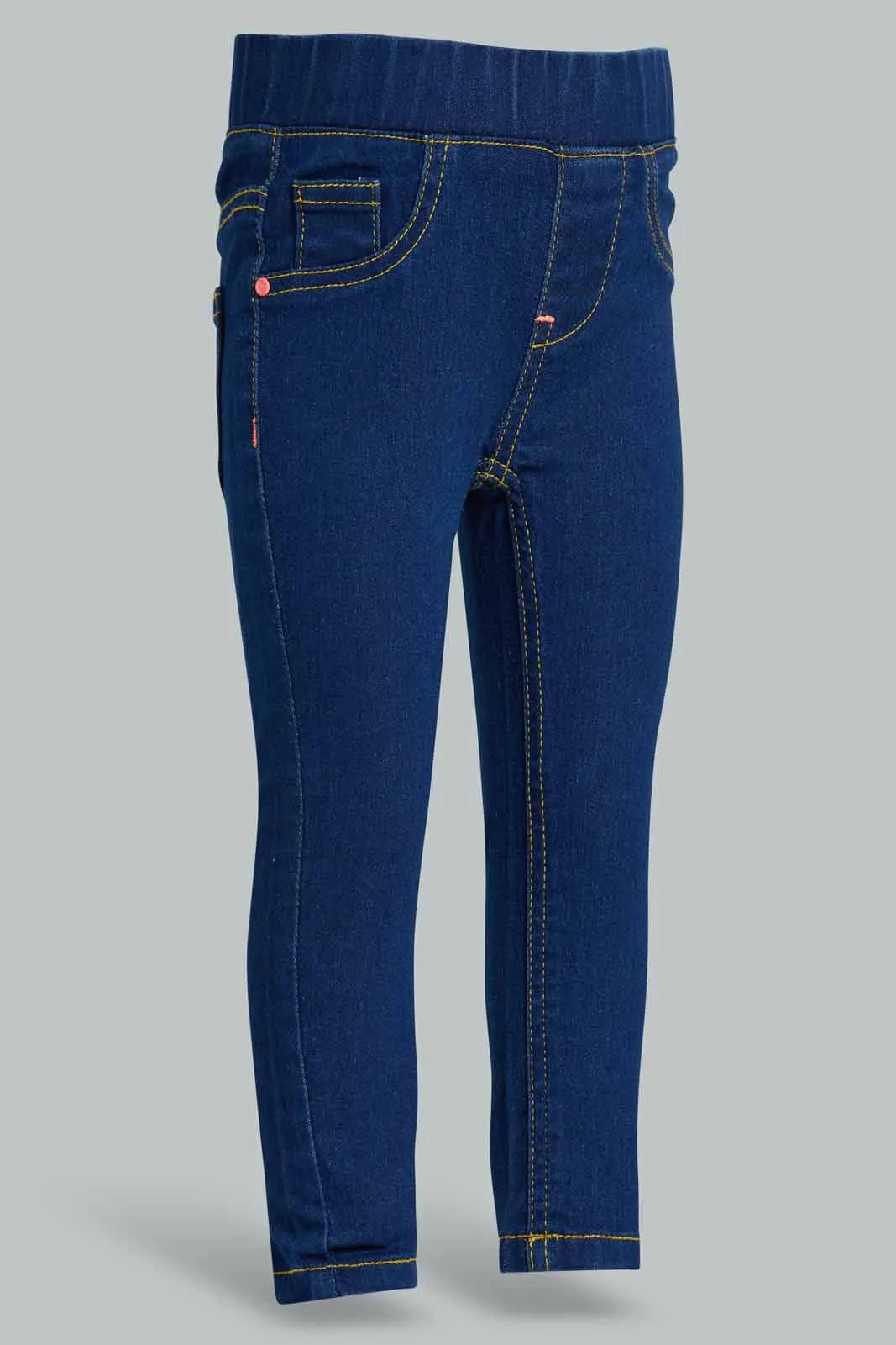 Navy Jegging For Baby Girls