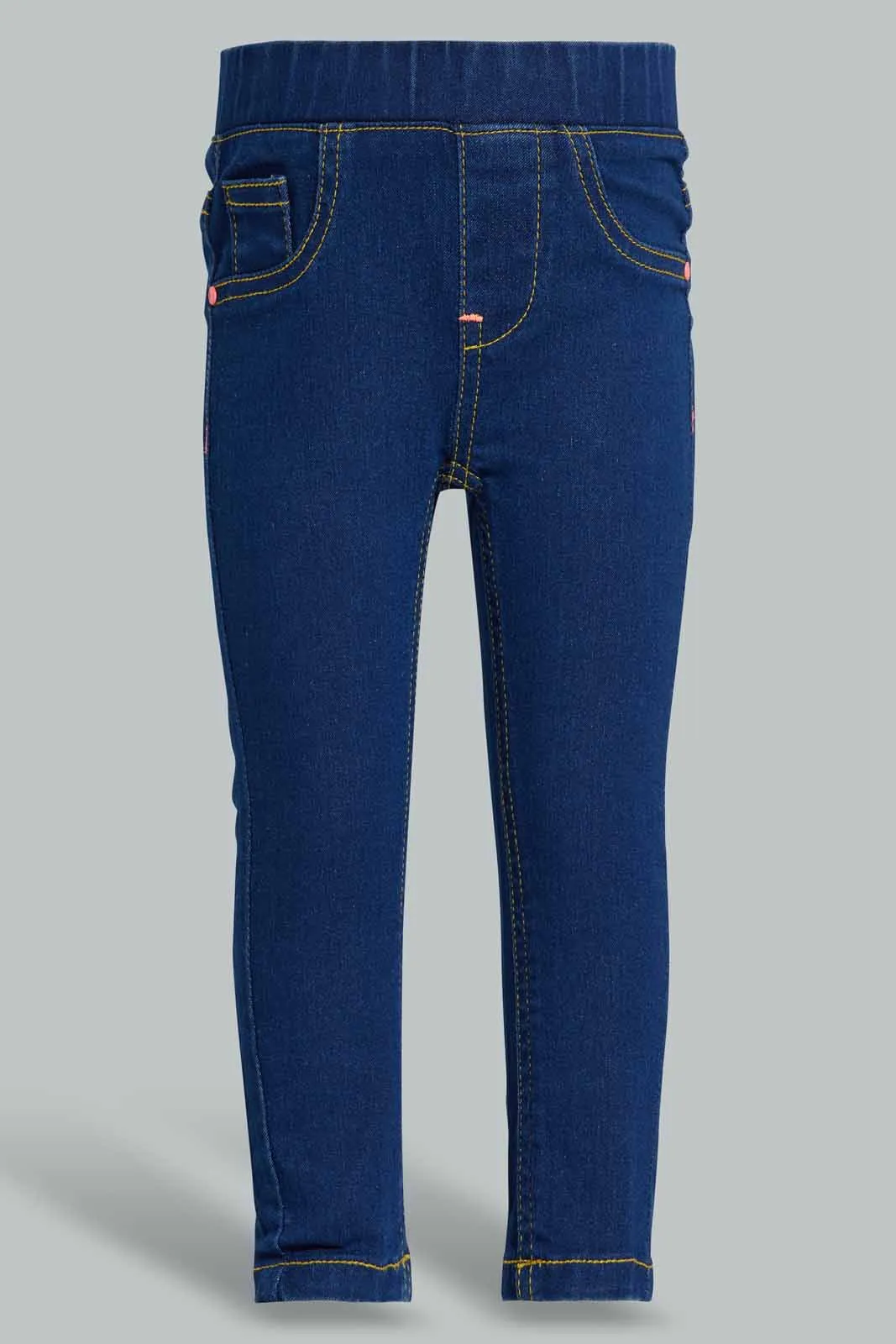 Navy Jegging For Baby Girls