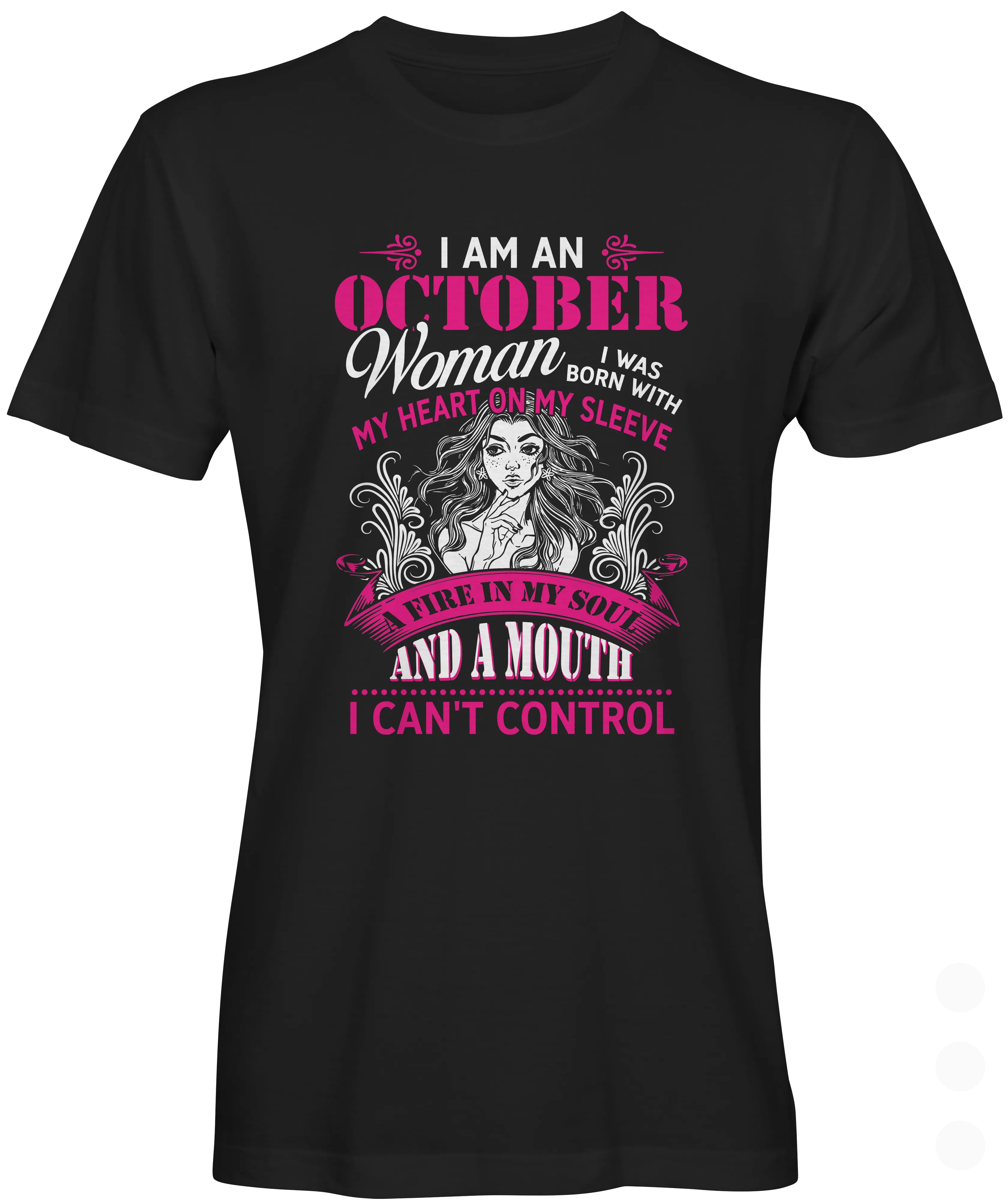 October Woman Graphic T-shirt