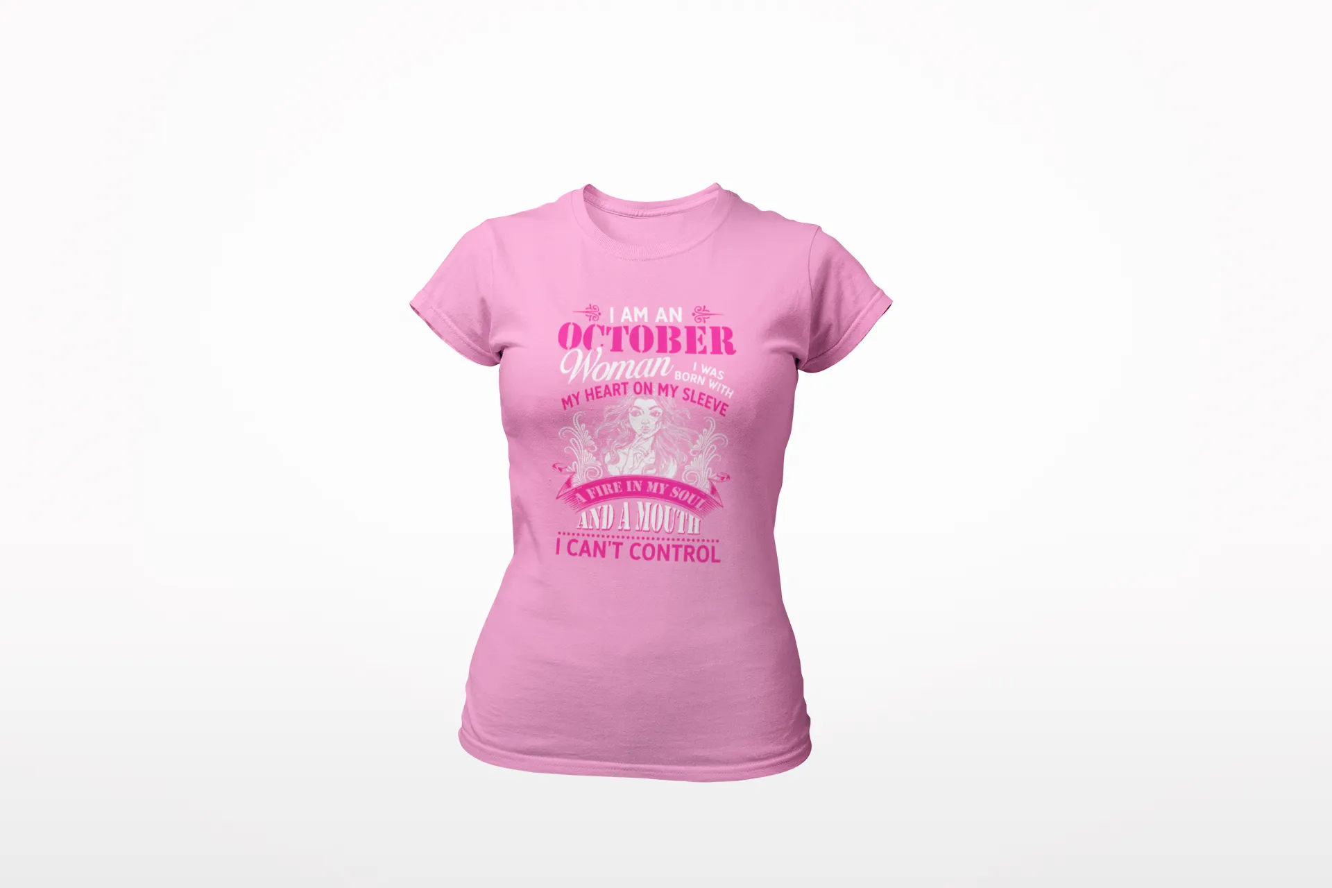 October Woman Graphic T-shirt