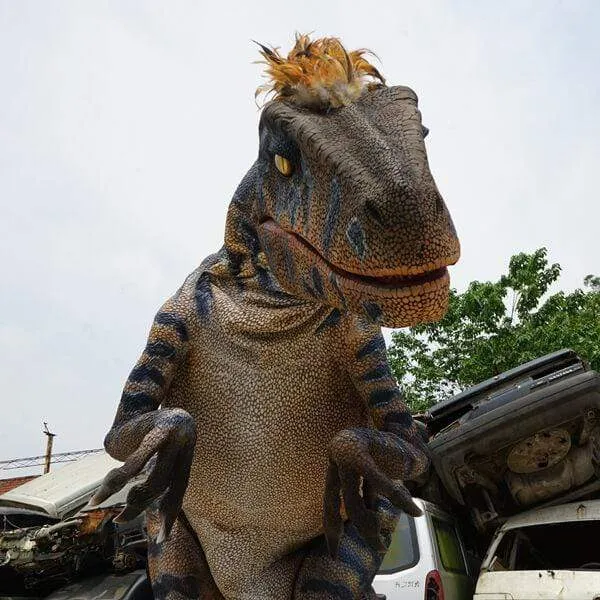 Original Design Raptor Costume Mohawk Hairstyle-DCRP708