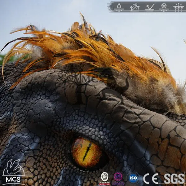 Original Design Raptor Costume Mohawk Hairstyle-DCRP708