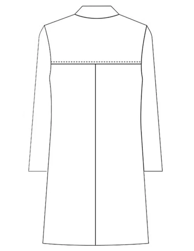 Panda Uniform Unisex 40 Inch Colored Lab Coat
