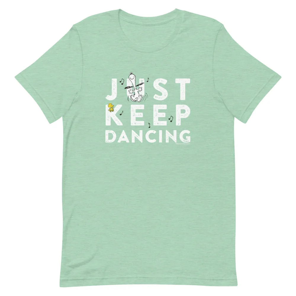 Peanuts Just Keep Dancing Unisex T-Shirt