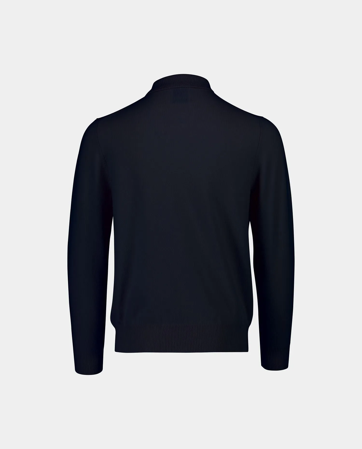 Pullover aus Cashmere in Navy - Gerade Passform