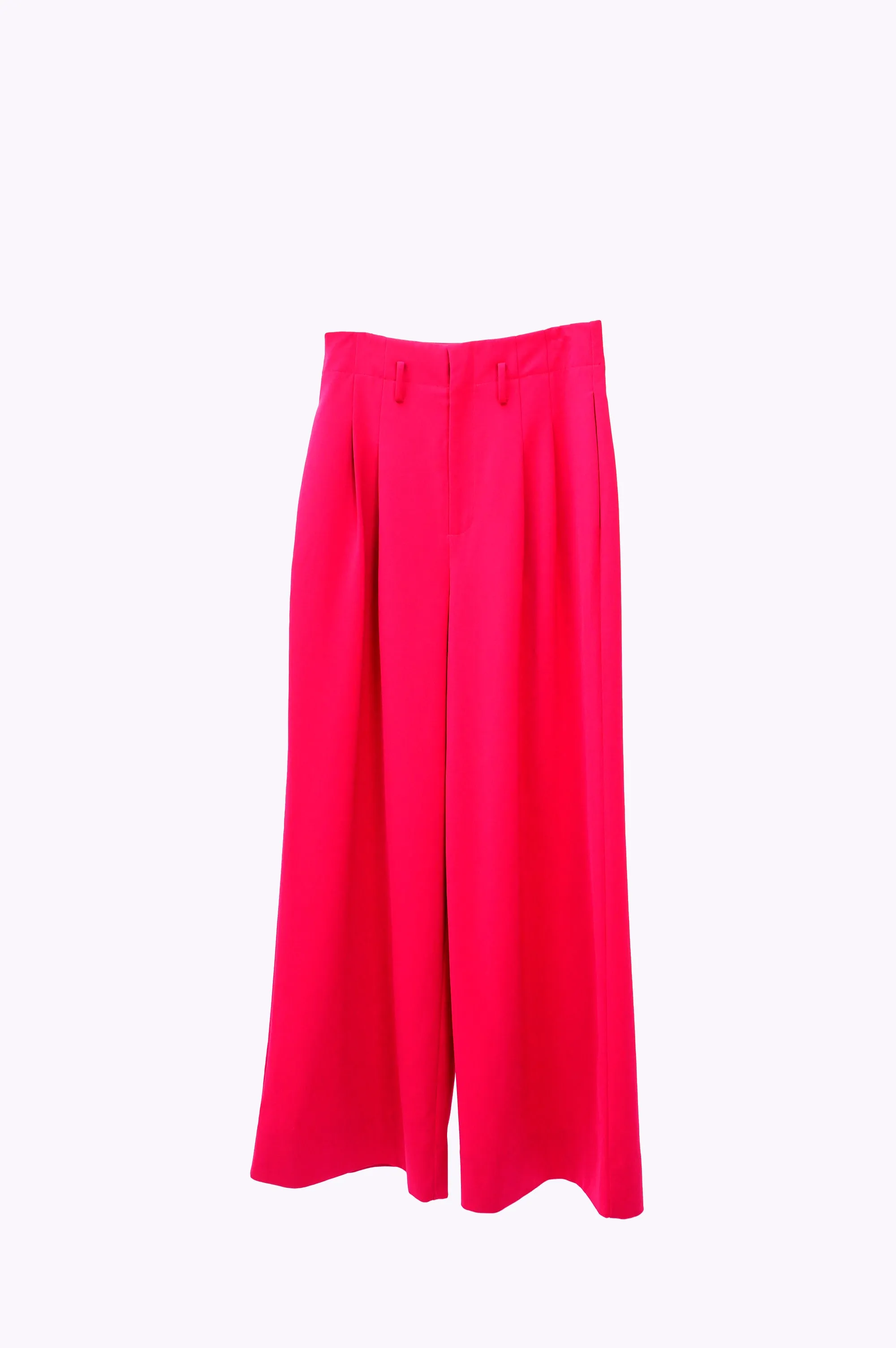 "UNKNOWN" -Two Tuck Wide Slacks-