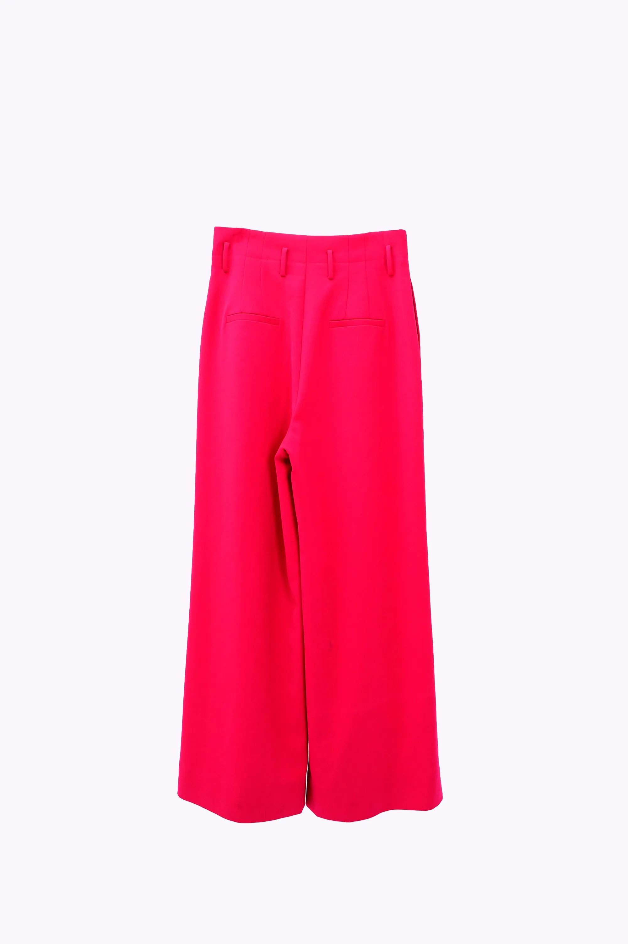 "UNKNOWN" -Two Tuck Wide Slacks-