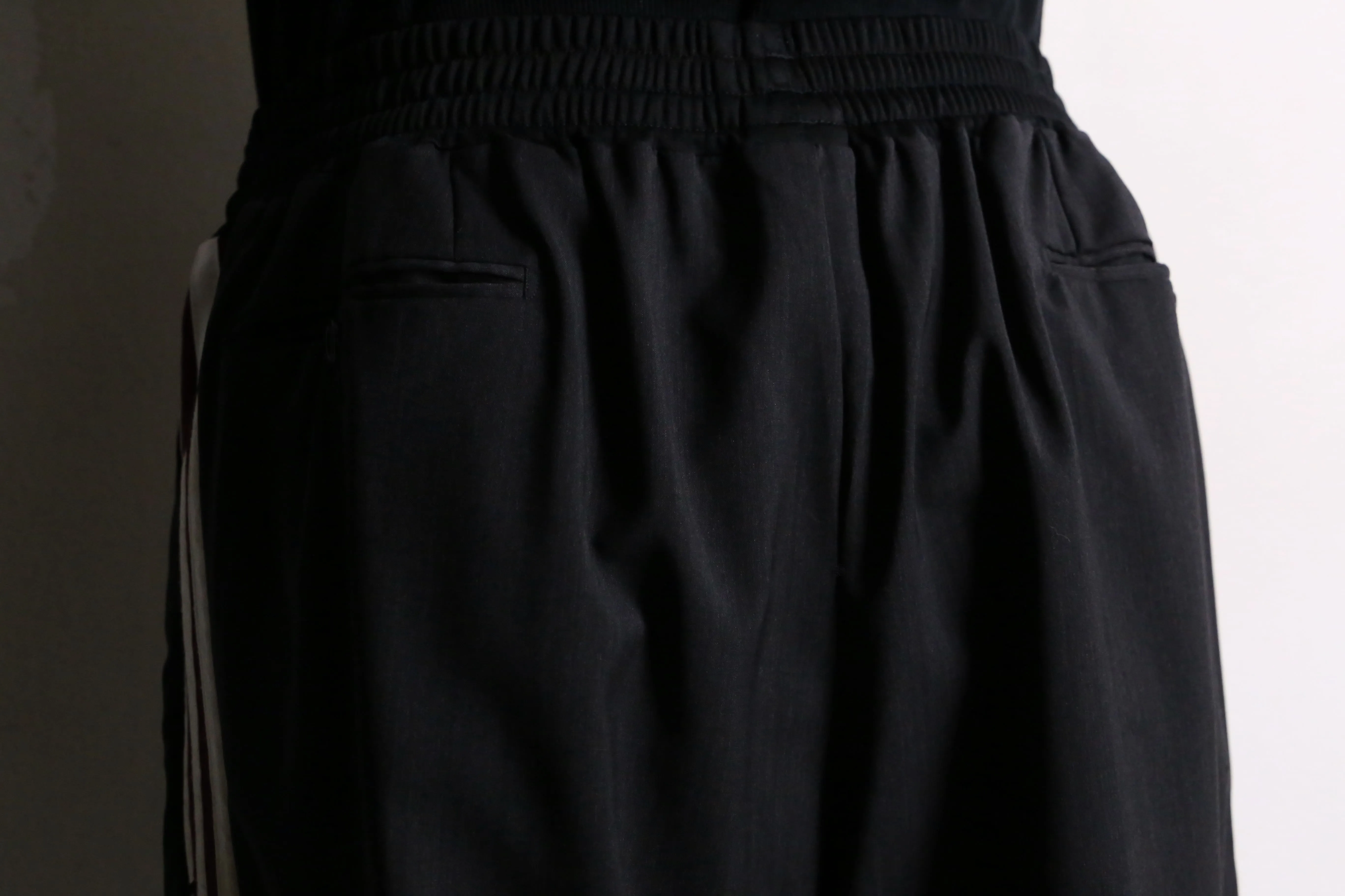 Re:make track × slacks layered mesh pants